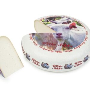 Witte Sikke jong belegen geit 10 kg.