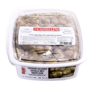 Olijf gev. knoflookteentje 1,9 kg. (B)
