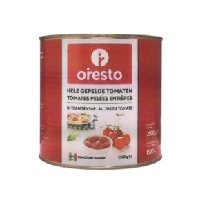 Oresto tomatenblokjes 6 x 2,5 kg.