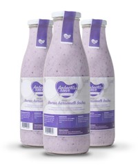 Ambachtshoeve karnemelk bosbes 750 ml. (B)