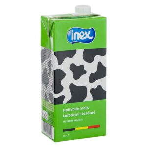 Halfvolle melk Inex 12 x 1 ltr.