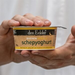 Den Eelder boeren schepyoghurt vanille 12 x 150 gr. (B)