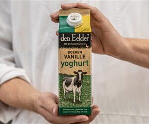 Den Eelder boeren vanille yoghurt 1 ltr. (B)