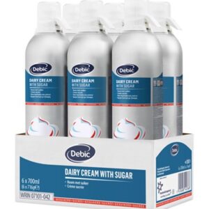 Slagroom Debic spuitbus 6 x 700 ml