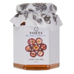 Voets rode uien dip 190 ml. (B)