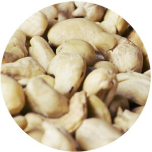 Cashewnoten heel ongebrand / ongezouten 1 kg.