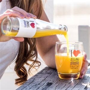 I Love Zeeland Fruitsap glazen 6 stks.